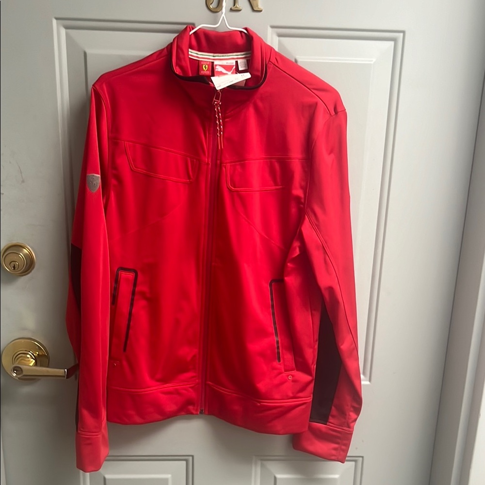 Red Zip-Up Jacket - Picture 3 of 4